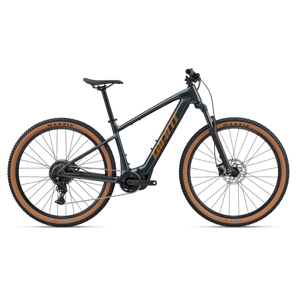 my26talone-colora-1926543.jpg Giant TALON E+ GEN2 - 29" Electric Mountain Bike - 2025 - asphalt green - Image 1