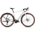 CUBE NUROAD HYBRID C:62 Race FE 400X - Carbon Electric Gravel Bike - 2025 - desertstone / green