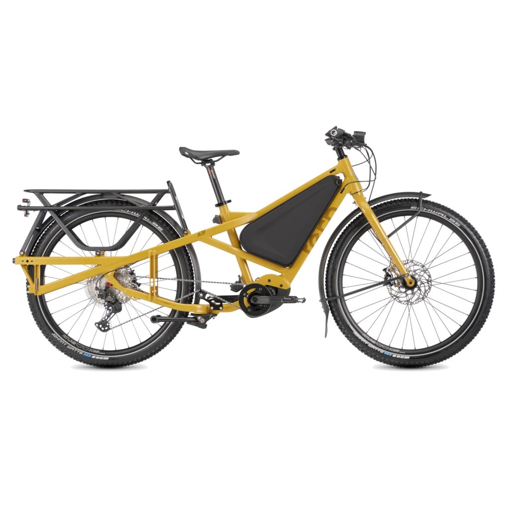 orox-s12-29-gen1-highland-1-1688632.jpg Tern Orox S12 - 29" Electric Cargo Bike - 2025 - highland yellow matt - Image 1