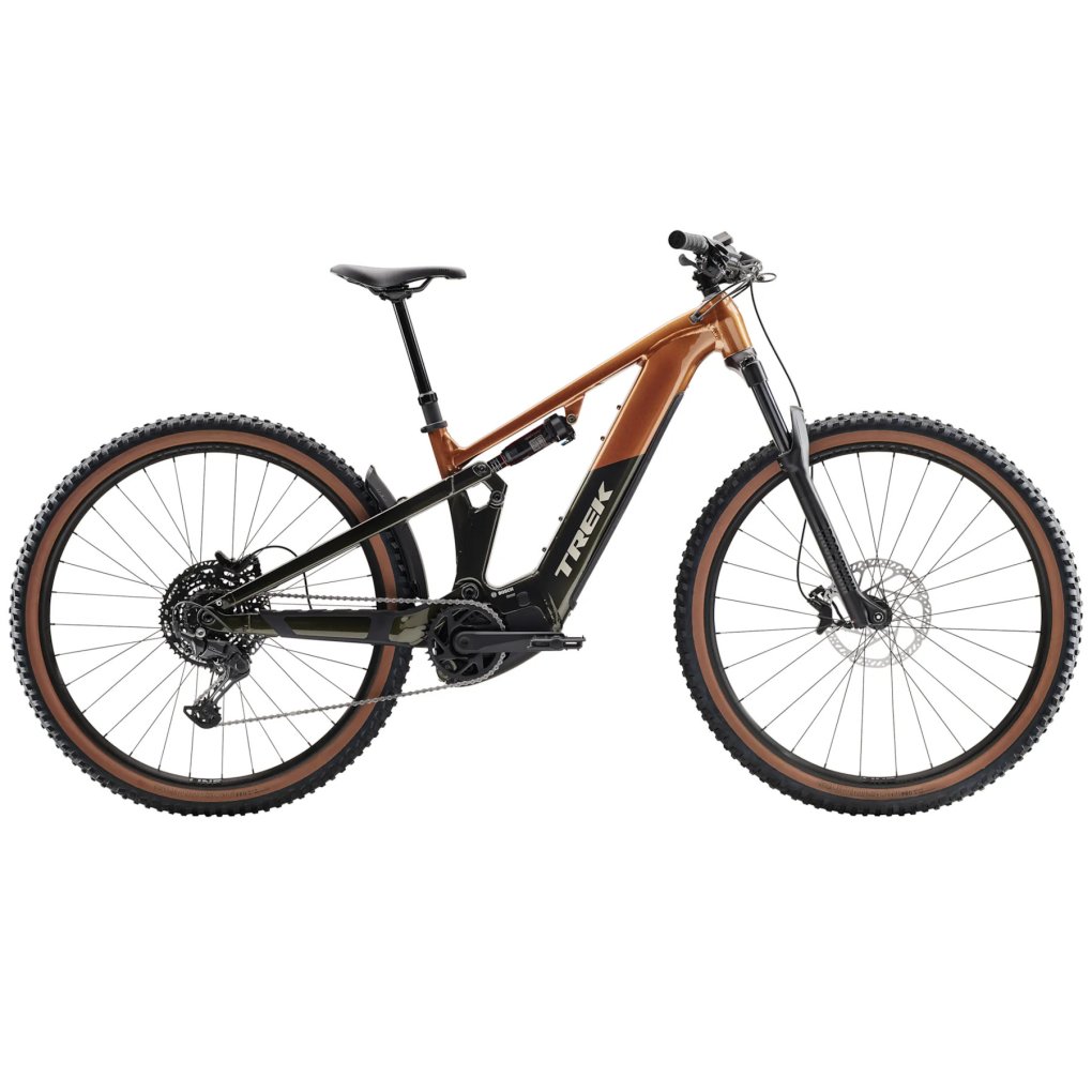powerflyfs4-25-48615-a-primary-1828880.jpg Trek POWERFLY+ FS 4 Gen 4 - 29" Electric Mountain Bike - 2025 - Pennyflake/Black Olive - Image 1