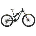 Orbea RALLON M-TEAM - Carbon Mullet Mountain Bike - 2024 - Forest Green Carbon (matt/gloss) - Blue Stone (gloss)