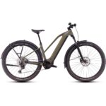 CUBE REACTION HYBRID Pro 800 Allroad - Women Electric Mountain Bike - 2025 - 29" - dustyolive / gold