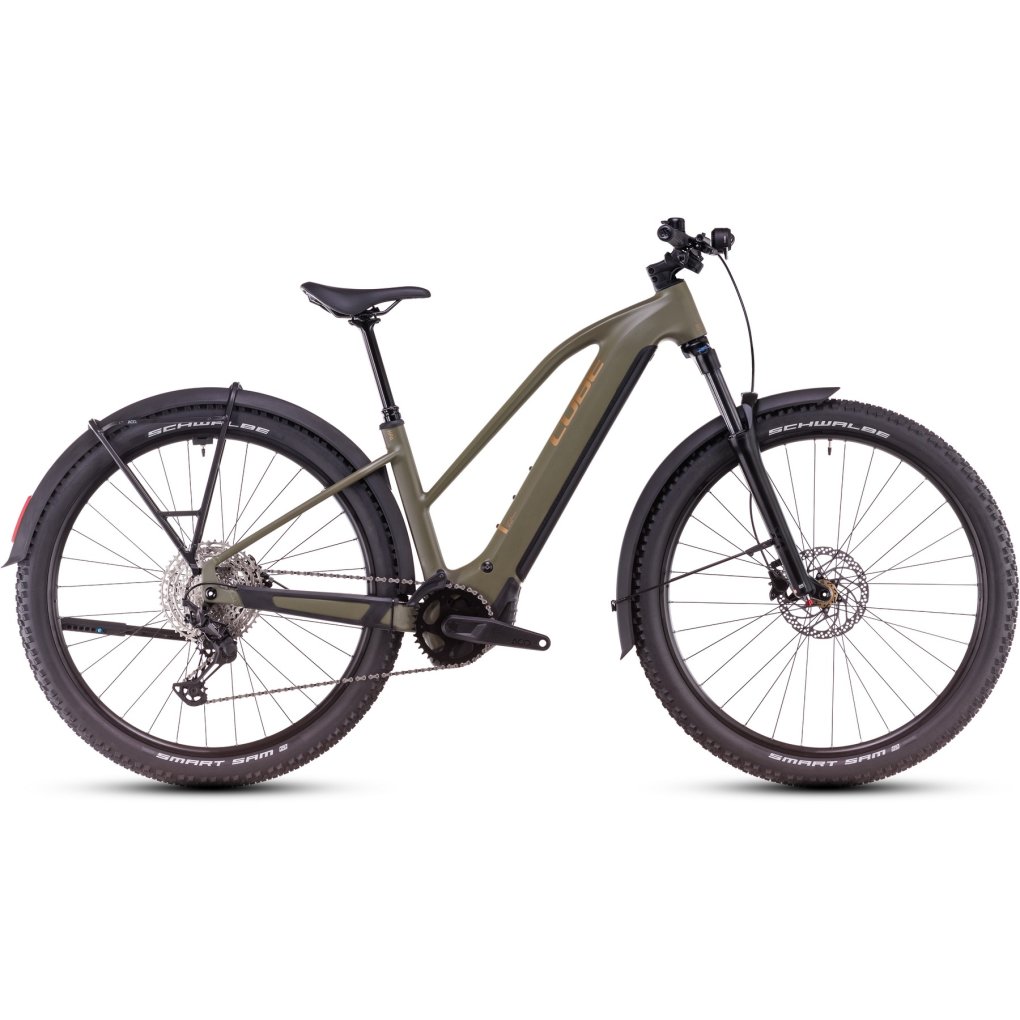 reaction-hybrid-pro-allroad-women-dustyolive-gold-1-1753704.jpg CUBE REACTION HYBRID Pro 800 Allroad - Women Electric Mountain Bike - 2025 - 29" - dustyolive / gold - Image 1