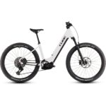 CUBE REACTION HYBRID SLT 800 - Easy Entry Electric Mountain Bike - 2025 - 27.5" - metallicwhite / black