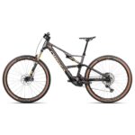 Orbea RISE SL M10 Electric Mountain Bike - 2025 - Cosmic Carbon View - Golden Sand (gloss) - Image 3