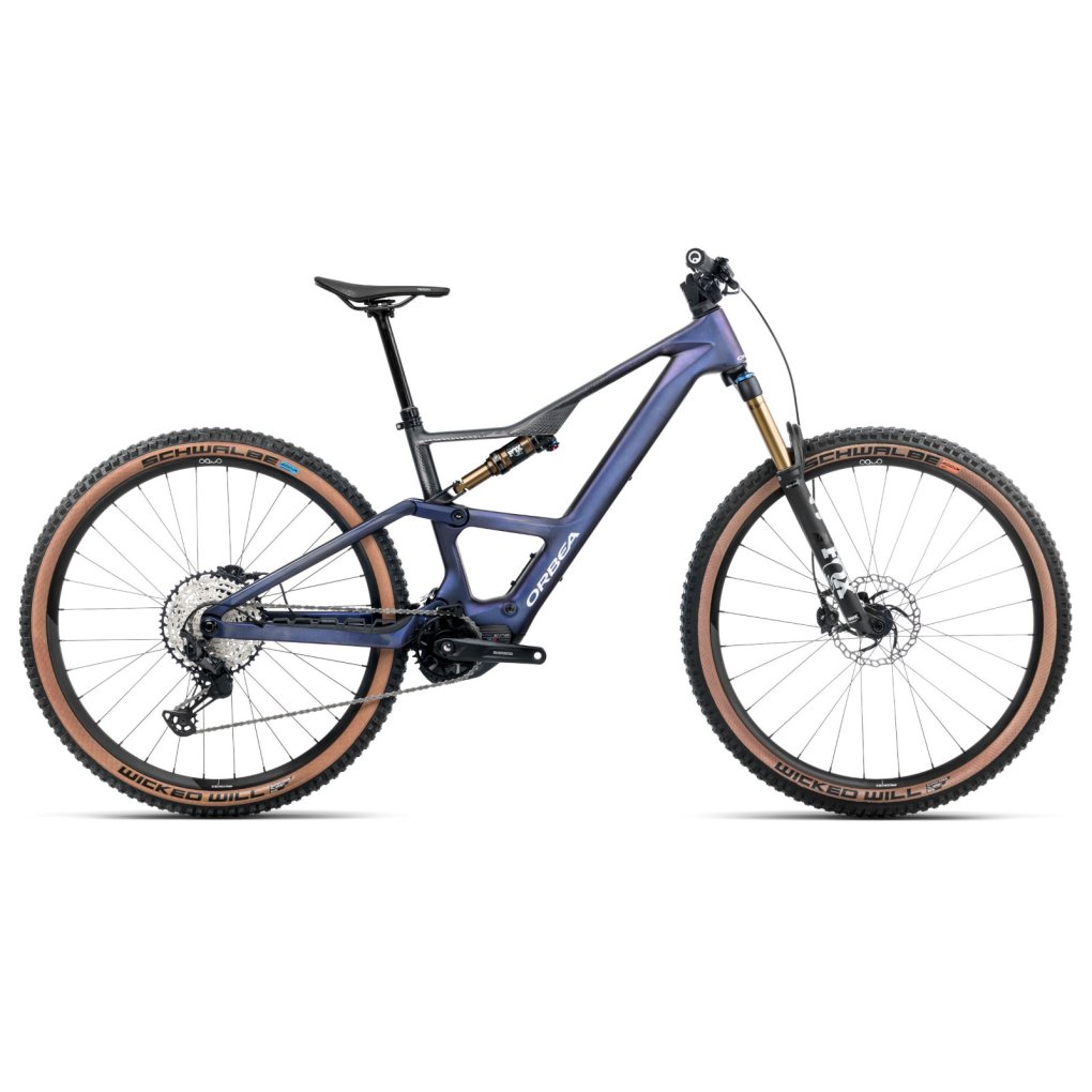 s331ttcc-orbea-rise-sl-m10-tanz-1784655.jpg Orbea RISE SL M10 Electric Mountain Bike - 2025 - Tanzanite Carbon - Carbon Raw (matt) - Image 1