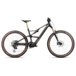 Orbea RISE SL M-LTD Electric Mountain Bike - 2025 - Cosmic Carbon View - Golden Sand (gloss