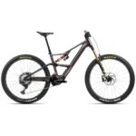 Orbea RISE LT M-TEAM - XT Di2 Electric Mountain Bike - 2025 - Cosmic Carbon - Golden Sand (gloss)