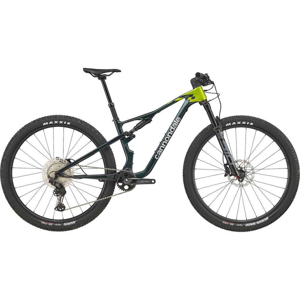 scalpel-3-gunmetal-green-1-1659783.jpg Cannondale SCALPEL 3 - 29" Carbon Mountainbike - 2024 - gunmetal green - Image 1