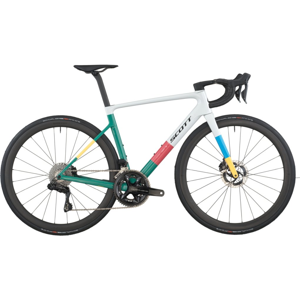 scott-addict-rc-01-1932432.jpg SCOTT ADDICT RC PRO - Carbon Road Bike - 2026 - beluga grey / seashore green - Image 1