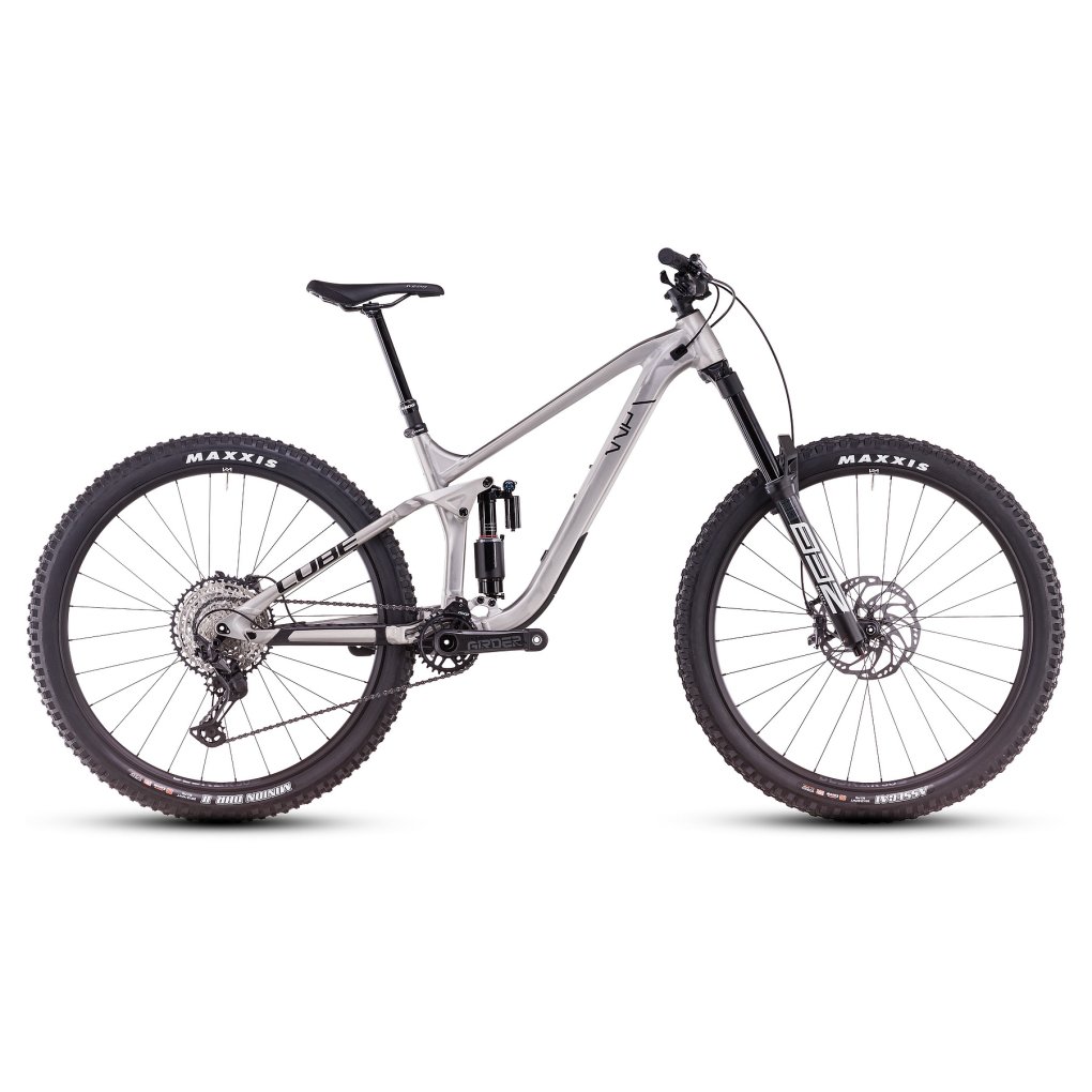 stereo-one77-race-rawmetal-black-1-1779763.jpg CUBE STEREO ONE77 Race - 29" Mountainbike - 2025 - rawmetal / black - Image 1