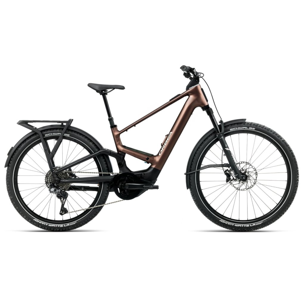 t373ttcc-orbea-muga-20-rust-1939460.jpg Orbea MUGA 20 - Cues Di2 Electric Trek Bike - 2026 - 29"/27.5" | Metallic Rust - Diamond Black (matt) - Image 1